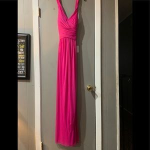 David’s bridal dress. Pink, size 10.